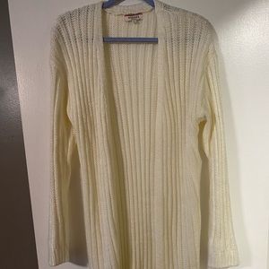 Andree by Unit cardigan, cream color, size Large